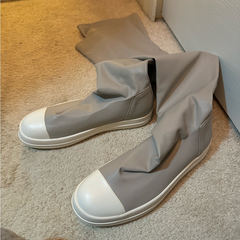 Thigh high sneakers boots